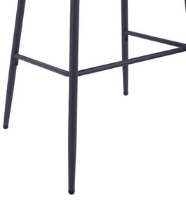 Σκαμπό Μπαρ KADE C5715 Μεταλλικό με Wicker Σχοινί Μπέζ 54x54x103 εκ. 54x54x103 εκ.