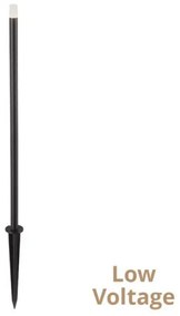 Επιδαπέδιο Φωτιστικό Κήπου LED 1W 3000K Μαύρο IP65 4293200 Bar Viokef-4293200-Μαύρο 4293200