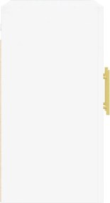 vidaXL Ντουλάπι Τοίχου Λευκό 60 x 31 x 60 εκ. από Επεξεργασμένο Ξύλο