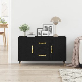 vidaXL Μπουφές Μαύρη Δρυς 100x36x60 εκ Επεξεργασμένο Ξύλο