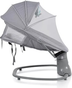 Ηλεκτρικό Ρηλάξ Με Μουσική (0-6 Μηνών/Έως 9kg) Cangaroo Axel Grey