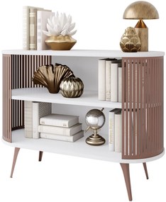 Κονσόλα Roenni II-Χάλκινο-Λευκό