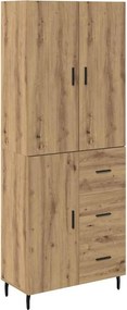 vidaXL Highboard 2 τμχ. Artisan Oak 69,5 x 34 x 180 εκ.