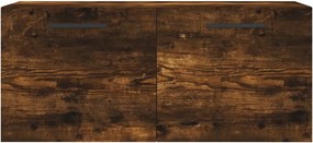 vidaXL Ντουλάπι Τοίχου Καπνιστή Δρυς 80x36,5x35 εκ. Επεξεργασμένο Ξύλο