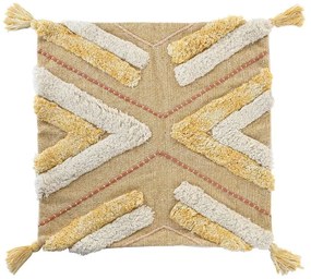 Κάλυψη μαξιλαριού DKD Home Decor Κίτρινο 50 x 1 x 50 cm