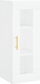 vidaXL Ντουλάπι Τοίχου Λευκό 34,5 x 34 x 90 εκ.