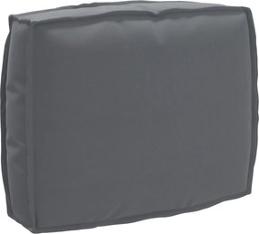 vidaXL Μαξιλάρι Ανθρακί 50 x 40 x 12 cm Ύφασμα Όξφορντ