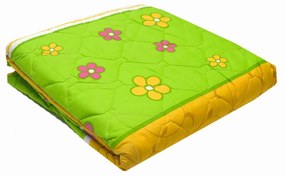 Κουβερλί Best Green-Multi Ρυθμός Υπέρδιπλo 220x240cm 100% Cotton