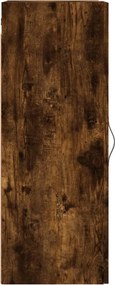 vidaXL Ντουλάπι Τοίχου Καπνιστή Δρυς 34,5 x 34 x 90 εκ. Επεξεργ. Ξύλο