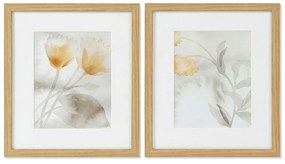 Καμβάς DKD Home Decor Κρυστάλλινο Καμβάς 33 x 3 x 38 cm