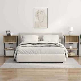 vidaXL Κομοδίνο Δρύς Sonoma 55 x 31 x 76 εκ Επεξεργασμένο ξύλο
