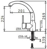 Μπαταρία κουζίνας Pyramis Armonica-Snow