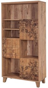 Βιβλιοθήκη Marina Flora 863SPH3615 80x36x155cm Pine