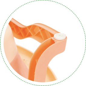 Children's bathtub foldable with drain Ecotoys pink