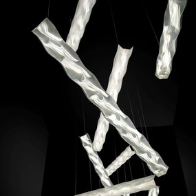 Φωτιστικό Οροφής - Ράγα Led Hugo Prisma Slamp Aluminium, Polypropylene