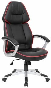 Καρέκλα gaming Mesa 370, Κόκκινο, Μαύρο, 122x68x72cm, Με μπράτσα, Με ρόδες, Μηχανισμός καρέκλας: Economic | Epipla1.gr