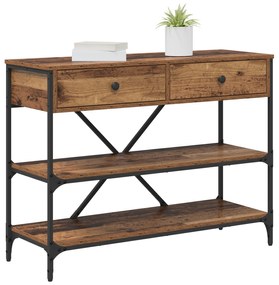 vidaXL Κονσόλα Παλιό Ξύλο 100x34.5x75 cm