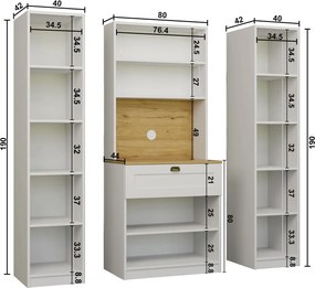 Επιπλο ΜπάρGRESEO 160x44x190
