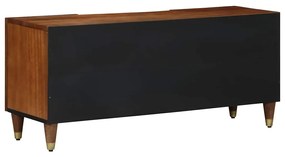 vidaXL Έπιπλο Τηλεόρασης Καφέ 105 x 33.5 x 46 εκ. Μασίφ ξύλο μάνγκο