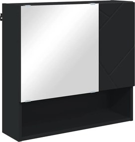 vidaXL Σετ Επίπλων Μπάνιου 5 τμχ. Μαύρο 61 x 35 x 64 εκ.