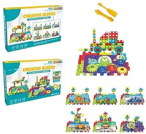 Σετ Εργαλεία Diy 196τμχ Creative Blocks Σε Κουτί 34x24x7εκ. Toy Markt 71-3208