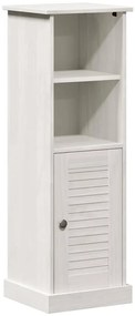 vidaXL Ντουλάπι Μπάνιου VIGO Λευκό 37 x 34 x 110 εκ Μασίφ ξύλο πεύκου