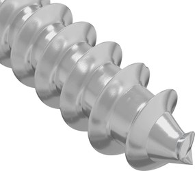 vidaXL Ξυλοβίδες 12 pcs Ασημί M6 x 70 χιλ. Ατσάλι