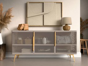 Μπουφές Modera 3D-Μαύρο