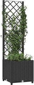 vidaXL Κήπος Μαύρο 40 x 40 x 136 cm