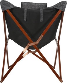 ΚΑΡΈΚΛΕΣ &amp; ΠΟΛΥΘΡΌΝΕΣ ΚΉΠΟΥ BUTTERFLY CHAIR MIXED GREY LESLI LIVING 42448