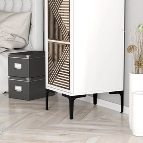 Μονοφυλλη Ντουλαπα Λευκο KUMSAL 47.5x40x201.4