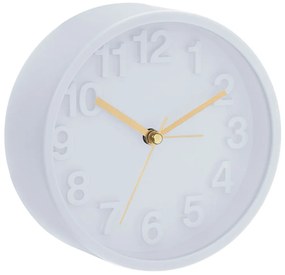 Ρολόι Επιτραπέζιο (Φ13.3) Αθόρυβο - Ξυπνητήρι A-S Alvin 166916 Round Grey