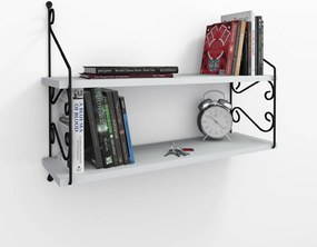 Wall Shelf Seramoni 2'li - White White