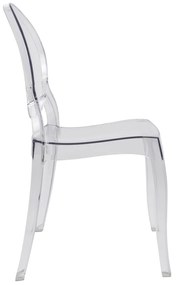 ΚΑΡEΚΛΑ ΑΚΡΥΛΙΚΗ ΔΙΑΦΑΝΗ ARAMIS HM0170 42,5x52x89,5 εκ.