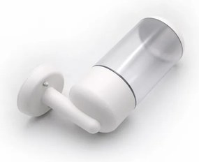 Απλίκα Φωτιστικό Τοίχου PC Κύλινδρος IP44 E27 Lumen-9-2870-Λευκό 9-2870