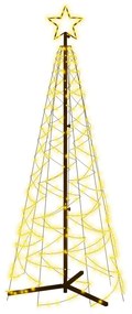 ΧΡΙΣΤΟΥΓΕΝΝΙΑΤΙΚΟ ΔΕΝΤΡΟ ΚΩΝΟΣ 200 LED ΘΕΡΜΟ ΛΕΥΚΟ 70 X 180 ΕΚ. 343505