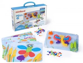 Μωσαϊκό παιχνίδι MINILAND PEGS 180τμχ