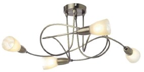 Φωτιστικό Spot Luminairies MC542GAB4 Bronze Metal, Glass
