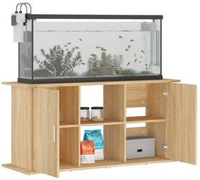vidaXL Βάση Ενυδρείου Sonoma Δρυς 121x41x58 εκ. από Επεξεργασμένο Ξύλο