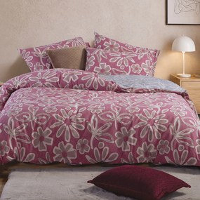 Σεντόνια Διπλά (Σετ) Nef-Nef Homeware Harmony Bordo