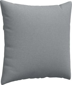 vidaXL Μαξιλάρι Καναπέ 2 pcs Ανοιχτό γκρι 60 x 60 cm ύφασμα