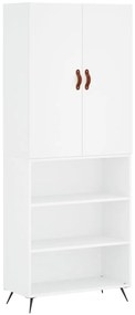 vidaXL Ντουλάπι Λευκό 69,5x34x180 εκ. από Επεξεργασμένο Ξύλο