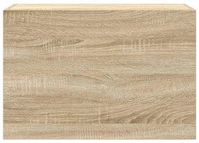 vidaXL Ντουλάπι τοίχου μπάνιου Sonoma Oak 60x25x40 cm Ξύλινη κατασκευή