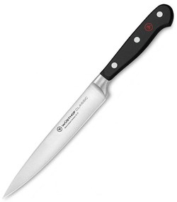 Μαχαίρι Φιλεταρίσματος Classic 1040100716 16cm Black Wusthof Ανοξείδωτο Ατσάλι