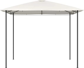vidaXL Κιόσκι Κρεμ 3 x 3 x 2,6 μ. 160 γρ./μ²