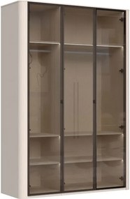 Ντουλάπα Dutchess τρίφυλλη glass