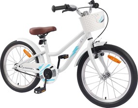 vidaXL Παιδικό Ποδήλατο 18 ίντσες για 5-7 Ετών Λευκό