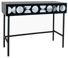 Κονσόλα Ξύλινη Μαύρη-Λευκή 100x40x77εκ. ESTHETI 750-25041