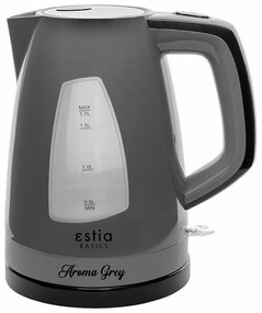 Βραστήρας Πλαστικός  Aroma Grey 1.7lt 2200W Γκρι Estia