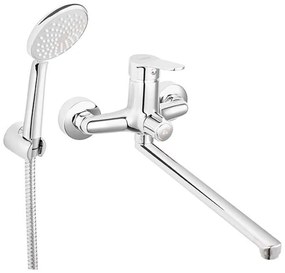 Μπαταρία Μπάνιου Με Ντους Isso BIS55A Chrome Ferro Brass